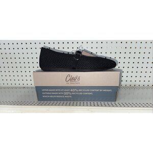 Skechers Cleo 2.0 Starlight Womens Mary Jane Buckle Ballet Flats Size 11 Black